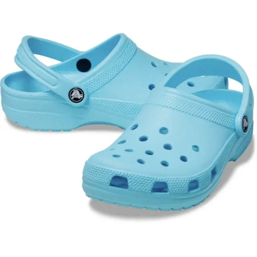 Mens Size 12 Crocs Classic Clog Slip On Artic Blue 10001-411 Sandal Shoes New